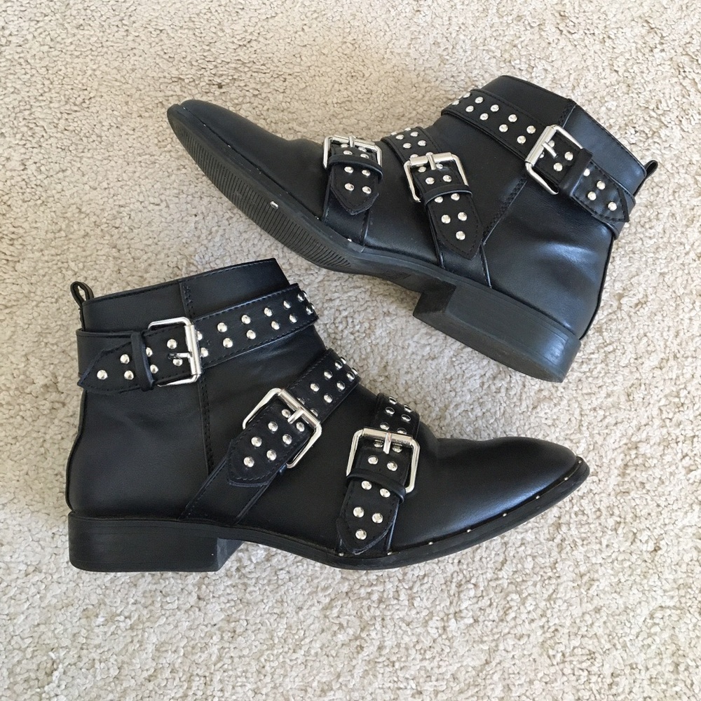 Primark Motorcycle Boots - Size 8